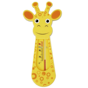 Termômetro para banho girafinha laranja Buba