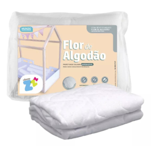 Protetor de colchão 150x70 impermeável para cama montessoriana Fibrasca